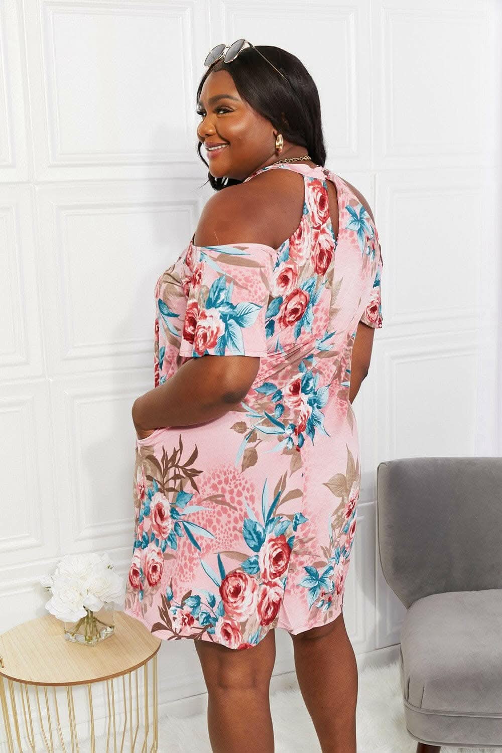 Sew In Love cold-shoulder dress - Love Salve